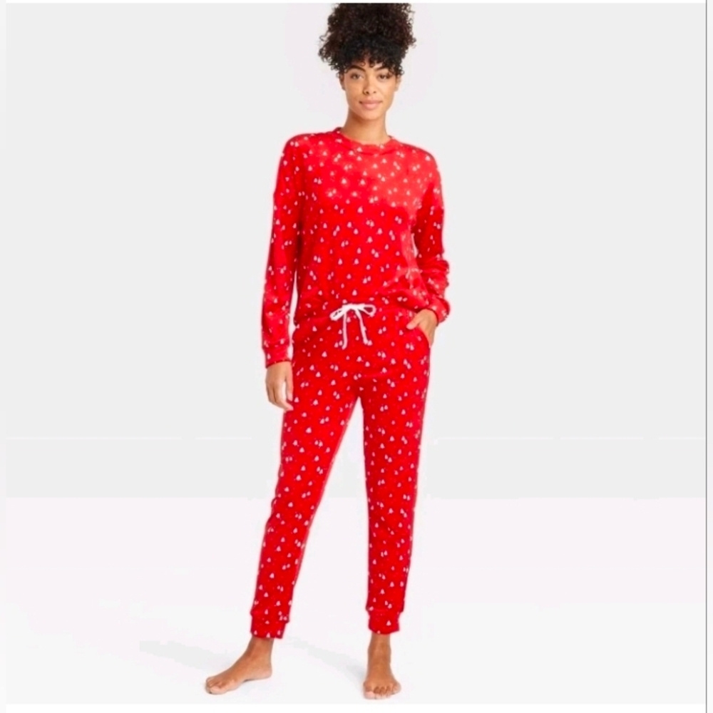 Auden Red Pajama Set